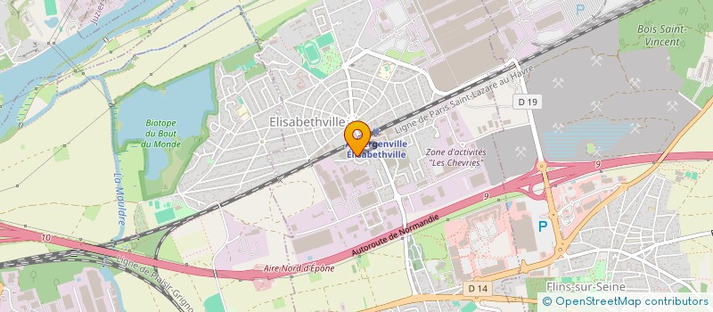 localisation de l'entreprise COMITE AUBERGENVILLE FNACA  AUBERGENVILLE