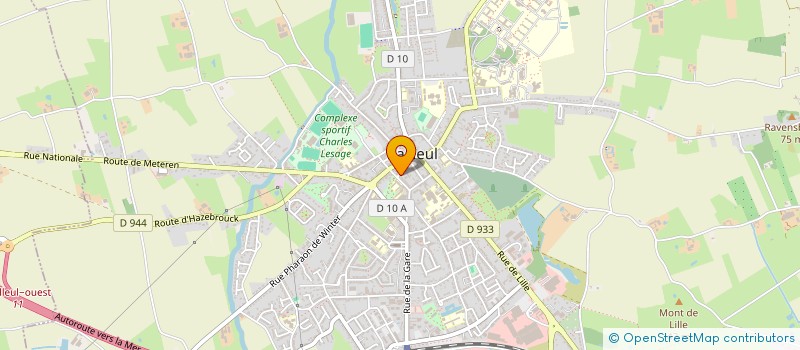 localisation de l'entreprise COMITE BAILLEULOIS - CLUB JEANNE D'ARC à BAILLEUL