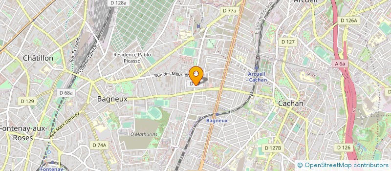 localisation de l'entreprise COMITE BALNEOLAIS PREVENTION POUR SANTE à BAGNEUX