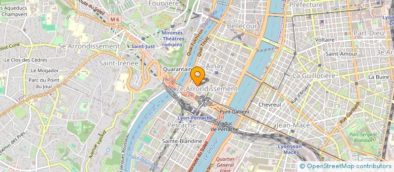 localisation de l'entreprise COMITE BELLECOUR à LYON
