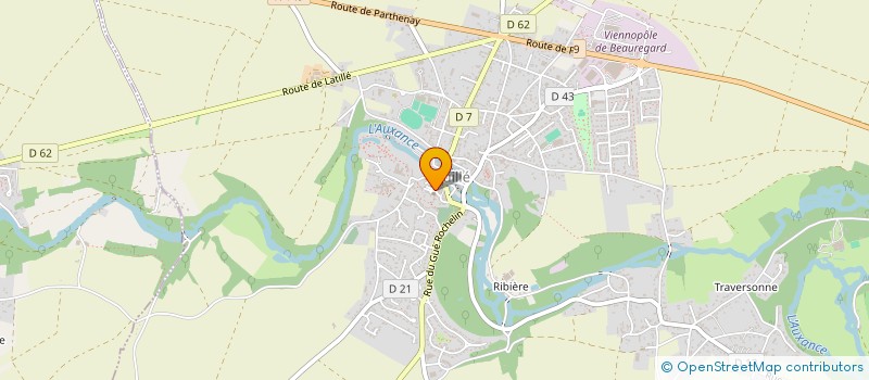 localisation de l'entreprise COMITE BERUGES EN FETES  BERUGES