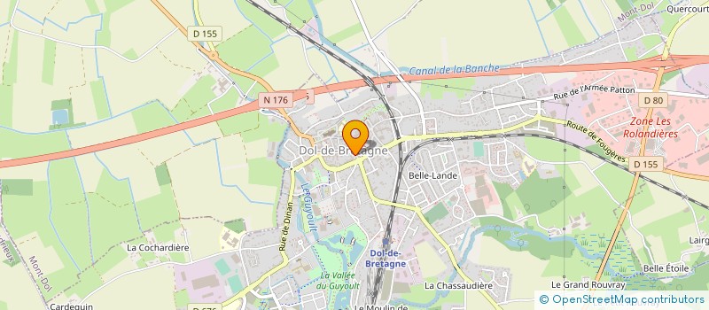 localisation de l'entreprise COMITE BIENFAISANCE CANTON DOL à DOL-DE-BRETAGNE