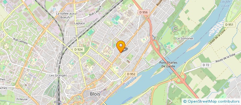 localisation de l'entreprise COMITE BLOUSES ROSES DE BLOIS  BLOIS