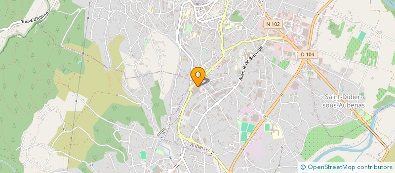 localisation de l'entreprise COMITE BOULISTE DEPARTEMENTAL ARDECHE à GUILHERAND GRANGES