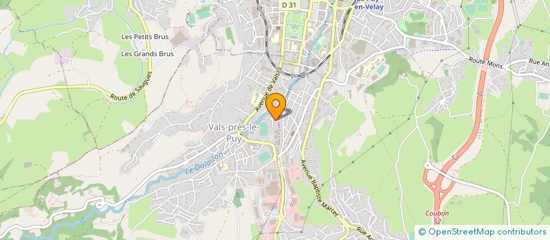localisation de l'entreprise COMITE BOULISTE DEPARTEMENTAL HTE LOIRE à VALS-PRES-LE-PUY