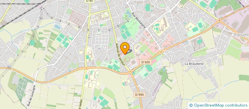 localisation de l'entreprise COMITE BOULISTE DEPARTEMENTAL INDRE à CHATEAUROUX
