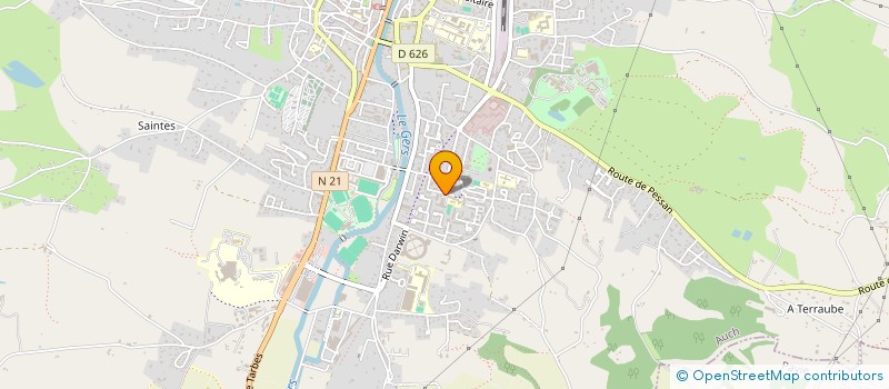 localisation de l'entreprise COMITE BOULISTE DU GERS  AUCH