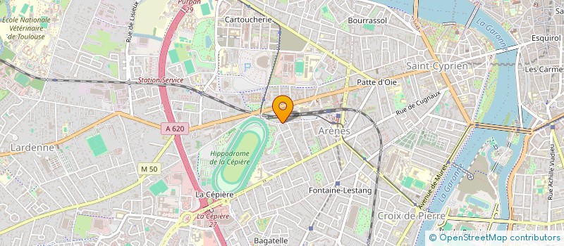 localisation de l'entreprise COMITE BOULISTE REGIONAL MIDI PYRENEES SPORT BOULES à TOULOUSE