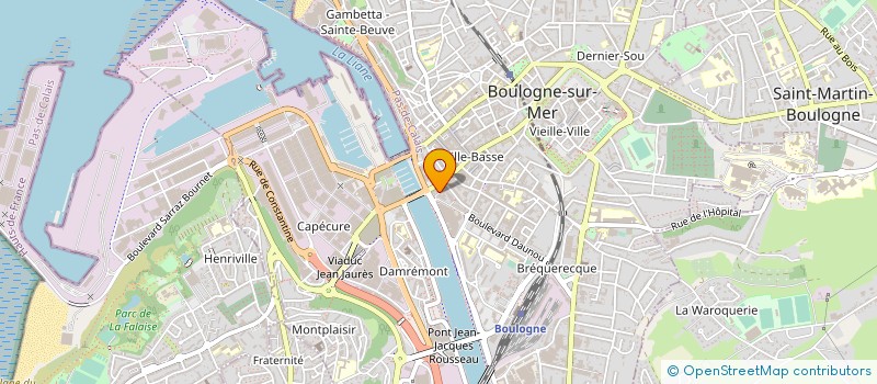 localisation de l'entreprise COMITE BOULONNAIS PROPAGANDE SOCIALISTE à BOULOGNE-SUR-MER