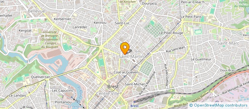 localisation de l'entreprise COMITE BRESTOIS DU SOUVENIR DES FUSILLES DE CHATEAUBRIANT à BREST