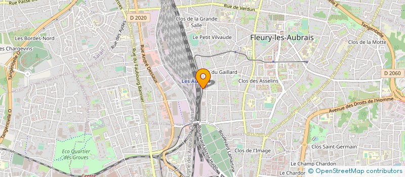 localisation de l'entreprise COMITE CANNES AGENT DE TRAINS à FLEURY-LES-AUBRAIS
