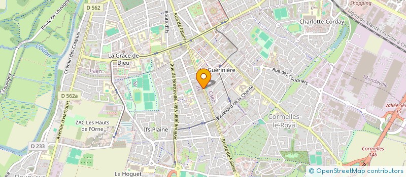 localisation de l'entreprise COMITE CANTINES SOCIALES à IFS