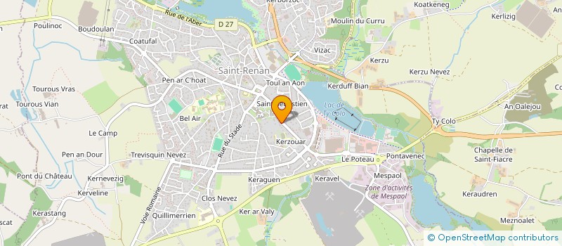 localisation de l'entreprise COMITE CANTONAL AIDE PERSONNES AGEES à SAINT-RENAN