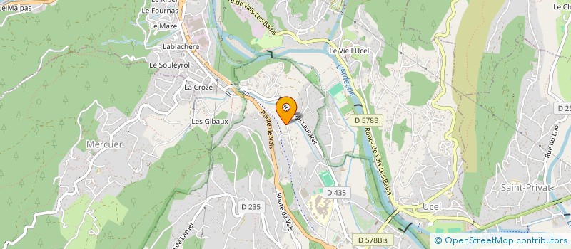 localisation de l'entreprise COMITE CANTONAL D'AUBENAS VALS LARGENTIERE DE L'ANACR à AUBENAS