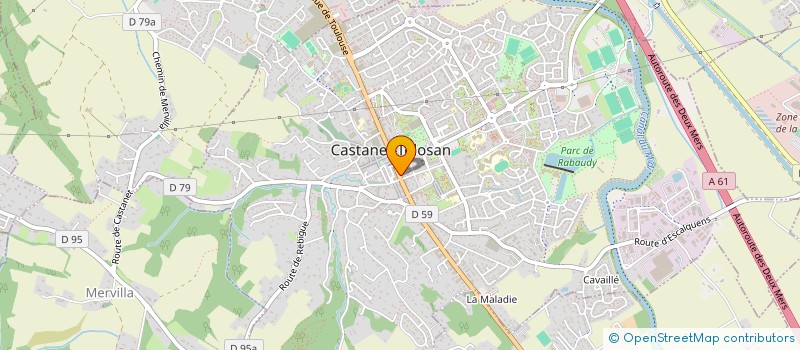 localisation de l'entreprise COMITE CANTONAL F.N.A.C.A. DE CASTANET-TOLOSAN à CASTANET-TOLOSAN