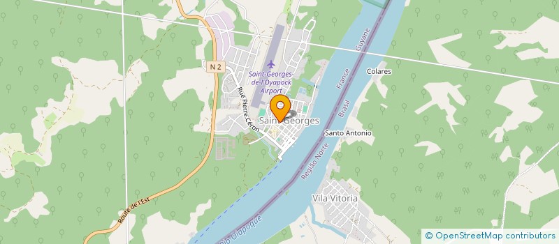 localisation de l'entreprise COMITE CARNAVALESQUE DE SAINT GEORGES DE L'OYAPOCK à SAINT-GEORGES