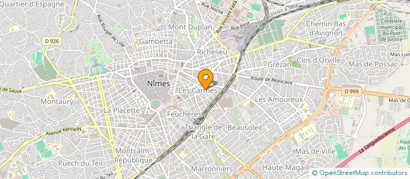localisation de l'entreprise COMITE CATHO CONTR FAIM POUR DEVELOPPE à NIMES