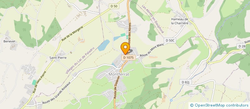 localisation de l'entreprise COMITE CELESTIN ADOLPHE PEGOUD  MONTFERRAT