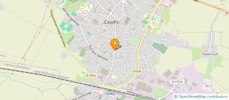 localisation de l'entreprise COMITE CENTENAIR BASILIQU STE MAXELLENDE  CAUDRY