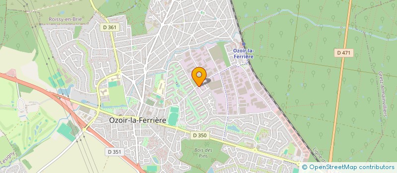 localisation de l'entreprise COMITE CENTRAL D'ENTREPRISE DIVERSEY  OZOIR-LA-FERRIERE