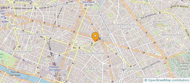 localisation de l'entreprise COMITE CENTRAL D ENTREPRISE STE D AGENCES ET DE DIFFUSION  PARIS