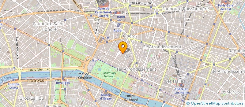 localisation de l'entreprise COMITE CENTRAL ENTR MIDLAND BANK à PARIS