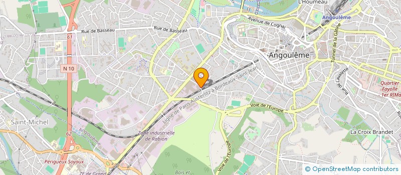 localisation de l'entreprise COMITE CENTRAL ENTR MOTEURS LEROY-SOMER à ANGOULEME