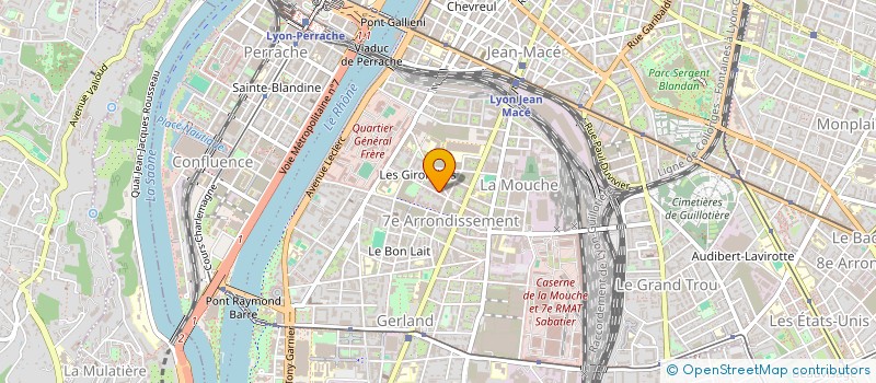 localisation de l'entreprise COMITE CENTRAL ENTREP BROSSETTE BTI à LYON