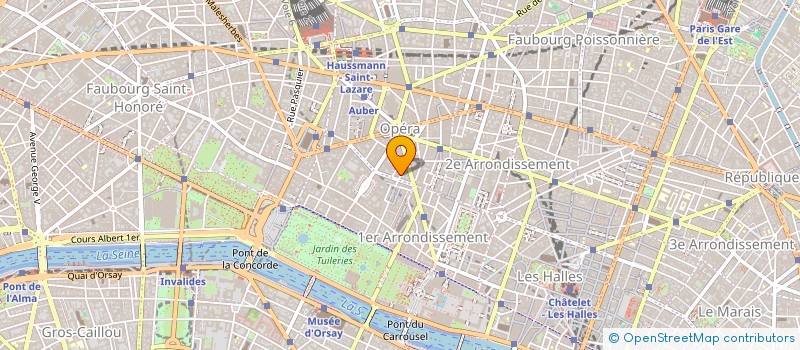 localisation de l'entreprise COMITE CENTRAL ENTREPRISE BANQUE PARIBAS à PARIS
