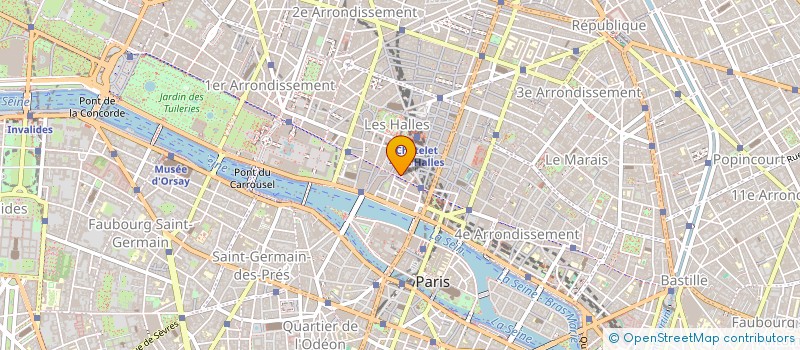 localisation de l'entreprise COMITE CENTRAL ENTREPRISE C ET A à PARIS