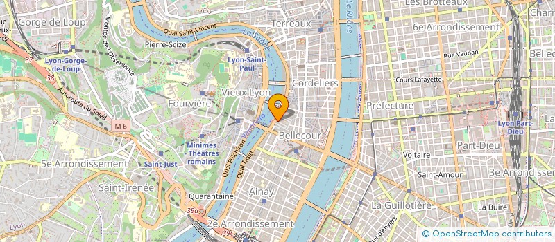 localisation de l'entreprise COMITE CENTRE PRESQU'ILE à LYON