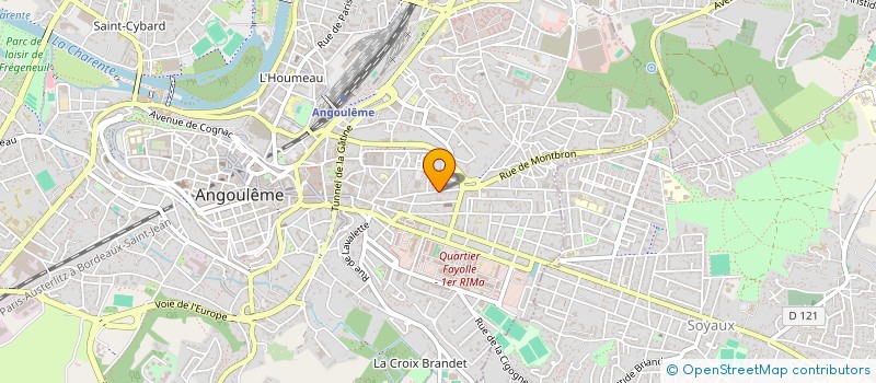 localisation de l'entreprise COMITE CHARENTE SANTE BUCCO-DENTAIRE à ANGOULEME
