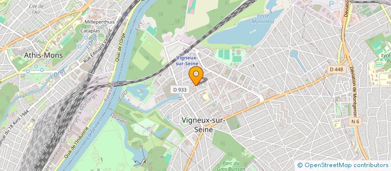 localisation de l'entreprise COMITE CHARLES DE GAULLE DE VIGNEUX-SUR-SEINE à VIGNEUX-SUR-SEINE