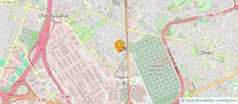 localisation de l'entreprise COMITE CHEVILLAIS POUR L'ACCES DE TOUS AU TRES HAUT DEBIT  CHEVILLY-LARUE