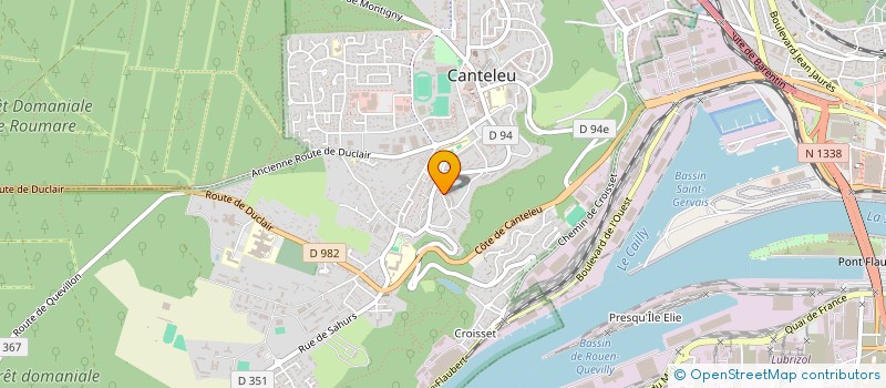 localisation de l'entreprise COMITE CIDRE DE CANTELEU  CANTELEU