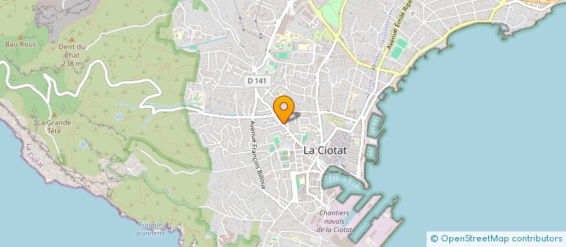 localisation de l'entreprise COMITE CIOTADEN MER ET COLLINE  LA CIOTAT