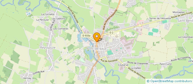 localisation de l'entreprise COMITE CITOYEN DU BASSIN DE VIE PONTEVALLOIS à PONT-DE-VAUX