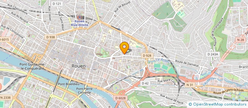 localisation de l'entreprise COMITE COMMERCIAL CROIX DE PIERRE à ROUEN
