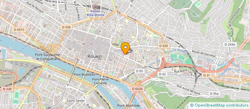 localisation de l'entreprise COMITE COMMERCIAL QUARTIER SAINT-MARC  ROUEN