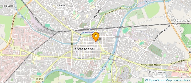 localisation de l'entreprise COMITE CONTRE TUBER MALADIE RESPIRATOIRE à CARCASSONNE