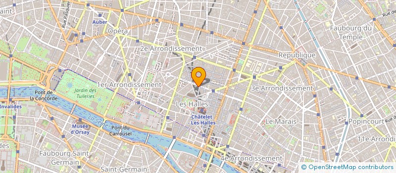 localisation de l'entreprise COMITE COORDINATION INDUSTRIES MODE à PARIS