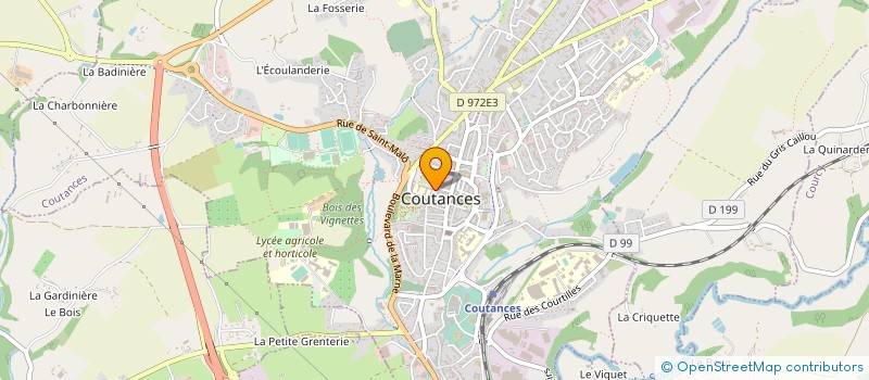 localisation de l'entreprise COMITE COUTANCAIS D'ACTION CULTURELLE  COUTANCES