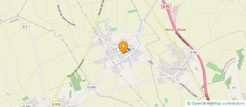 localisation de l'entreprise COMITE CULTUREL  LES MARTRES-DE-VEYRE