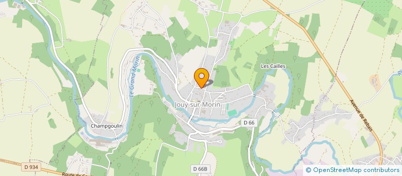 localisation de l'entreprise COMITE CULTUREL ET FESTIF DE LA DORGERE (C.C.F. DE LA DORGERE)  JOUY-SUR-MORIN