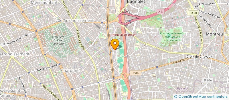 localisation de l'entreprise COMITE CULTUREL INTERNAT SPORTIF(CCIS)  PARIS