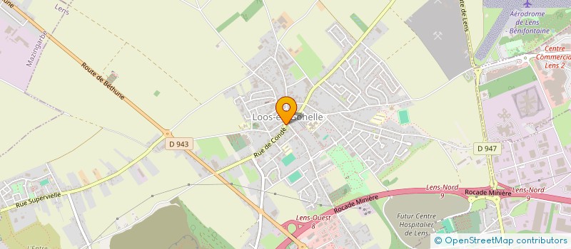 localisation de l'entreprise COMITE CULTUREL LOOSSOIS à LOOS-EN-GOHELLE
