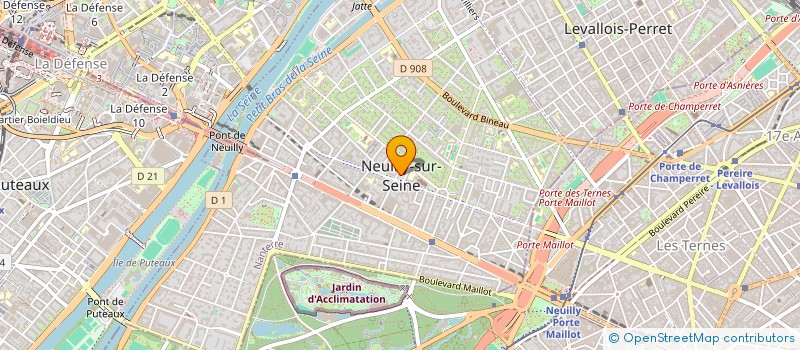 localisation de l'entreprise COMITE CULTUREL SOCIAL PERSONN MUNICIPAL à NEUILLY-SUR-SEINE