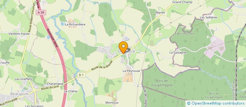 localisation de l'entreprise COMITE CYCLISTE DOMSURE BEAUPONT LA ROGER PINGEON à DOMSURE