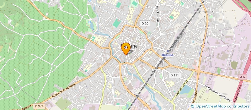 localisation de l'entreprise COMITE D ACCUEIL à BEAUNE