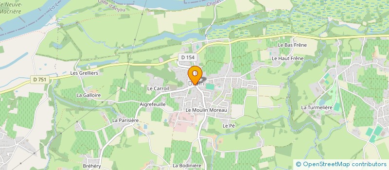 localisation de l'entreprise COMITE D'ACCUEIL CITOYEN ET DE SOLIDARITE INTERNATIONALE à OREE-D'ANJOU